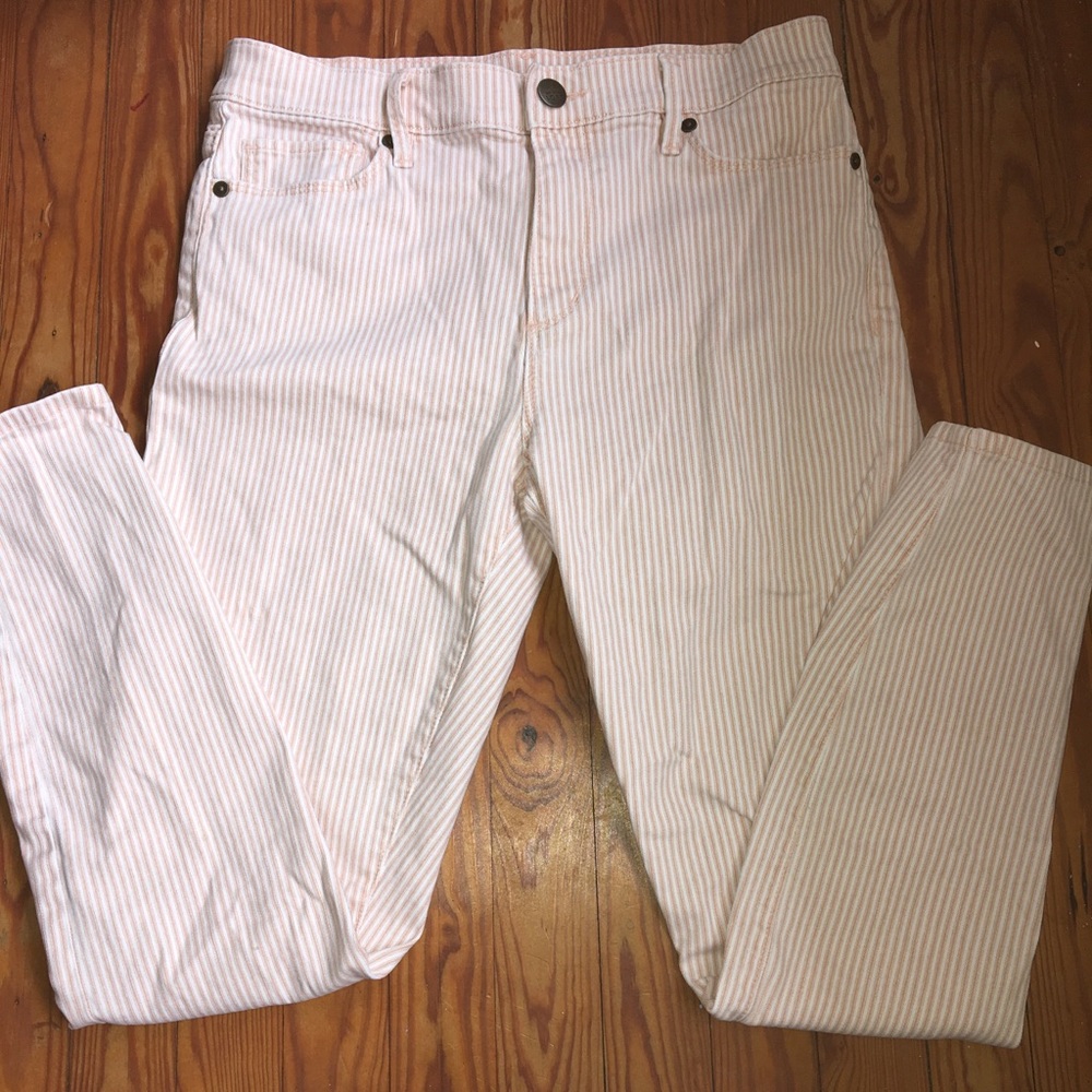 Ann Taylor Loft Summer Striped Pants